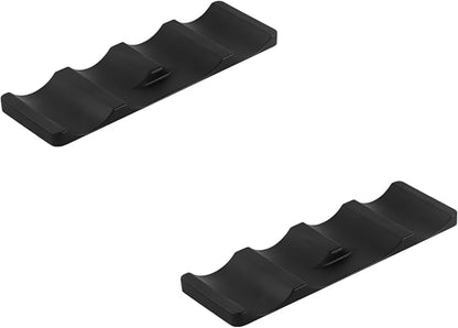 2 Pcs Silicone Bottle Stacking Mat, Stackable Wine Bottle Holder for Fridge, Beer and Soda Can Organizer, Non-Slip Silicone Beer Can Rack for Counter Pantry Cabinet