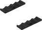 2 Pcs Silicone Bottle Stacking Mat, Stackable Wine Bottle Holder for Fridge, Beer and Soda Can Organizer, Non-Slip Silicone Beer Can Rack for Counter Pantry Cabinet