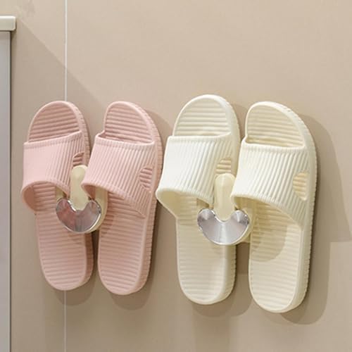 No-Drill Slipper Wall Storage Rack - Space-Saving Shoe Holder, Wall-Mounted Organizer for Entryway, Bathroom, Closet - Maximize Space & Keep Shoes Tidy