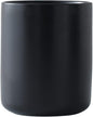 LATCHHOOK Black Kitchen Utensil Holder for Countertop, Matte Ceramic Cooking Utensil Crock for Counter Easy to Clean, Modern Spatula Holder for Farmhouse Décor 4.5×6.4 INCH
