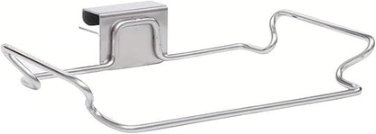 Practical Iron Kitchen Trash Rack for Cabinet Door Space Saving Garbage Bag Organizers Holder for Efficient Cooking