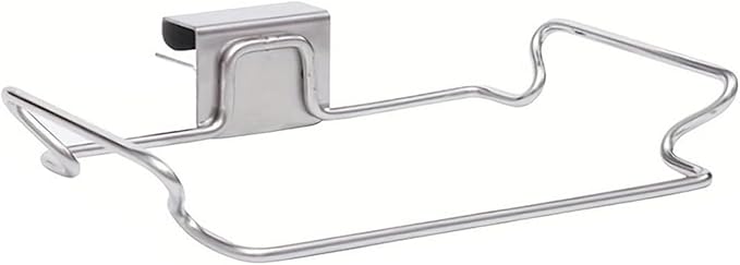 Iron Cabinet Door Trash Bag Holder Versatile Kitchen Trash Bag Holder Storage Rack for Efficient Waste Management Iron