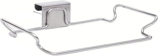 Kitchen Cabinet Door Mounted Trash Bag Holder Functional Iron Garbage Storage for Easy Waste Management