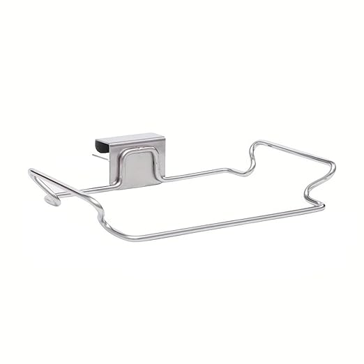Iron Cabinet Door Trash Bag Holder Versatile Kitchen Trash Bag Storage Rack for Efficient Waste Management Bathroom Vanity Garbage