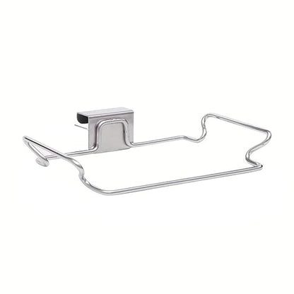 Iron Cabinet Door Trash Bag Holder Versatile Kitchen Trash Bag Storage Rack for Efficient Waste Management Bathroom Vanity Garbage