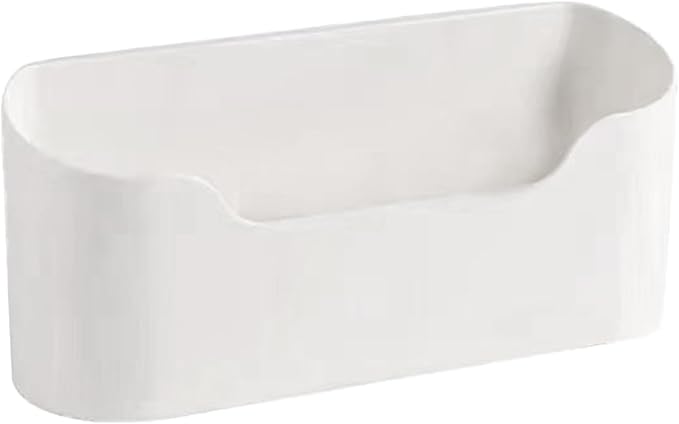 Pack of 2 Wall Mounted Storage Shelf Efficient Wrap Storage Box Adhesive Organizers Rack for Cabinet Door
