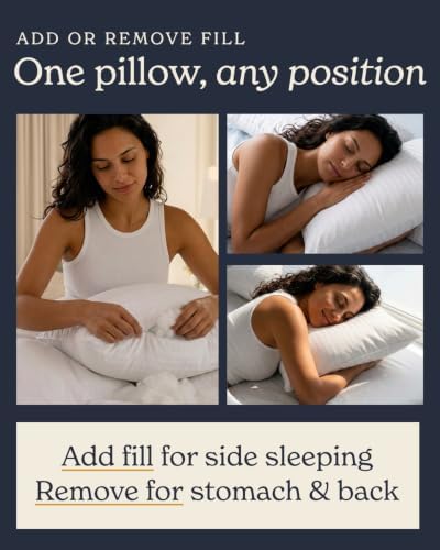 Beckham Hotel Collection Adjustable Bed Pillow Standard/Queen Size - Image 4