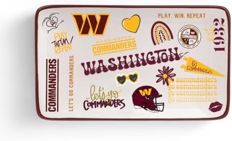 The Memory Company Officially Licensed Team Spirit Trinket Tray, Washington Commanders by TheMemoryCompany