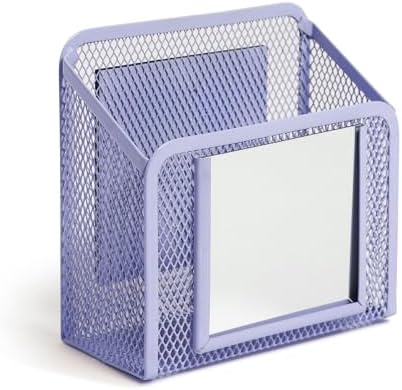 U Brands Magnetic Locker Cup with Mirror, Magnetic Pencil Holder, Purple by UBrands