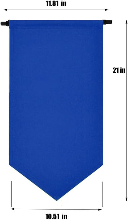 Wall Hanging Brooch Storage Case Canvas Display Stand Enamel Pin Display Banner Holder Earrings Necklace Glitter Pin Collection Organizer (Dark Blue)