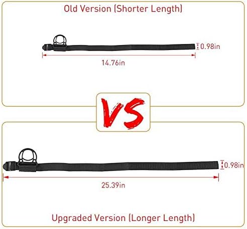 JeCar 2PCS Roll Bar Coat Hanger Clothes Hook for Jeep Wrangler CJ YJ TJ LJ JK JKU JL JLU JT Sports Sahara Freedom Rubicon & Unlimited X 2/4 Door (Black)
