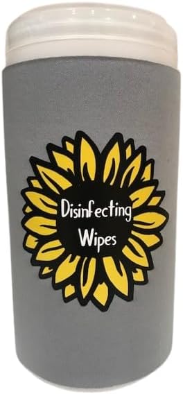 Sunflower Disinfecting Wipe Cover (Large, Gray)