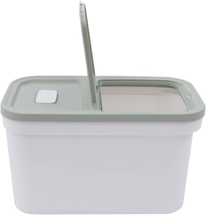 22lbs Rice Dispenser Large Rice Cereal Storage Container Airtight Flour Grain Storage Bucket Food Flour Storage Bins Grain Storage Container for Rice, Beans, Grains, Cereal Dry Food