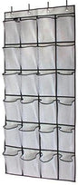 for MISSLO Over The Door Shoe Organizer, 24 Large Mesh Pockets, White, Door Organizer, Shoe Storage, 24 Pockets, White Color