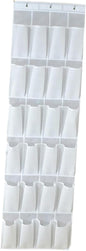 Ciieeo 24-Pocket Over-The-Door Shoe Storage Organizer Non-Woven Fabric Hanging Bag Space-Saving Hanging Storage for Shoes and Accessories Practical Design for Home and Travel