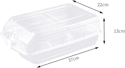 PRETYZOOM Large Transparent Flip Shoe Box Storage Container Stackable Thickened Plastic Organizer for Men and Women Sneakers and Boots 14.57 X 8.66 X 5.11 Inches