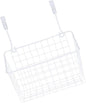Ciieeo White Hanging Cabinet Storage Basket Organizer for Kitchen Bathroom Office Over Door Rack Holder with Ventilated Rust Resistant Coating Easy Install Storage for Cabinets and