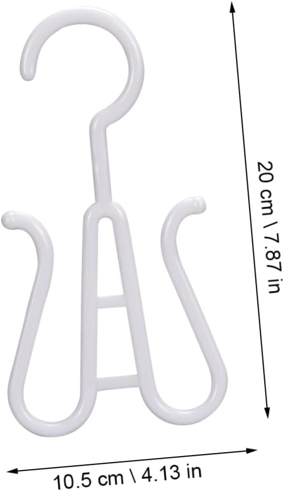 IMIKEYA 10Pcs Plastic Shoes Drying Hook Double Hook Design for Slippers Boots and Towels and Strong Shoe Hangers for Easy Organization and Space Saving