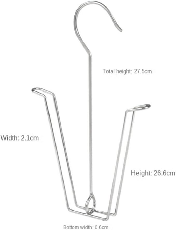 Shoes Drying Rack Laundry Hanger Hook Stainless Steel Shoes Hanging Shelf Organizer Space Saving Home Wardrobe Storage