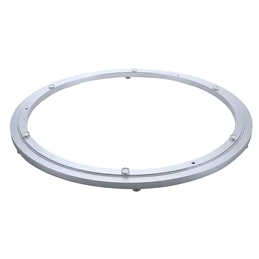 TamBee 24 Inch Lazy Susan Hardware Heavy-Duty Mute Lazy Susan Bearing 600lb Capacity Bearing Turntable Ring Mechanism Kit for Smooth Rotation, Universal Hardware for DIY Projects, Table (Base Only)