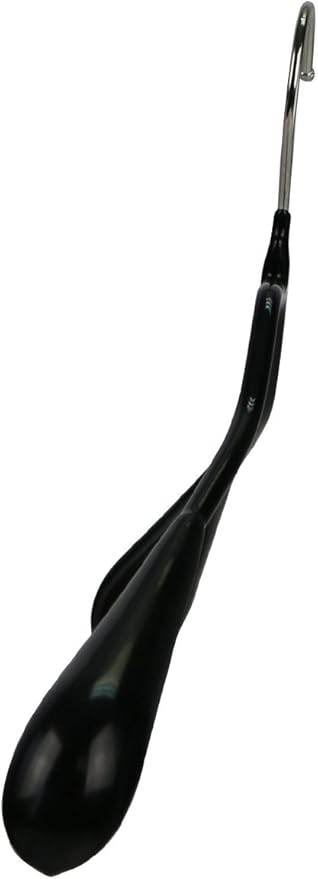 Mawa by Reston Lloyd BodyForm Series Non-Slip Space-Saving Clothes Hanger with Bar for Pants, 16-1/2", Style 42/LS, 1-Each, Black