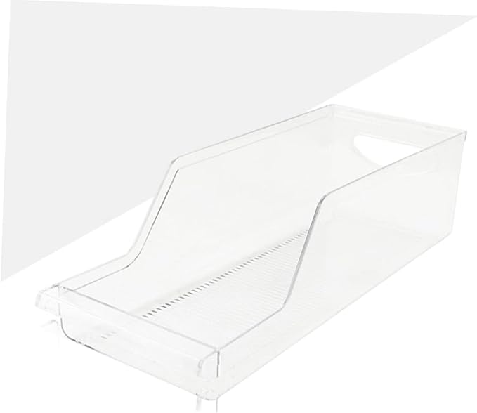 Beverage Organizer for Fridge Pantry Storage Bins Can Holder Stackable Material Refrigerator Containers