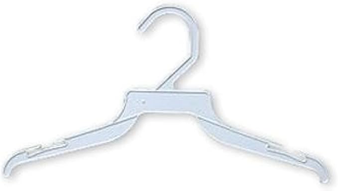 Only Hangers 10" Plastic Baby Economy Hanger [ Bundle of 100 ]