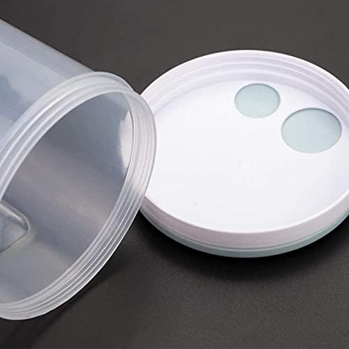 2 Pcs 2L Tall Clear Spaghetti Pasta Storage Container with Adjustable Lid,Multi- Plastic Kitchen Food Storage Jar, Blue,Green