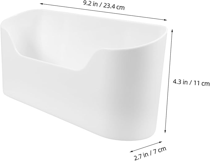 2pcs Bathroom Wall Organizer Wall Mount Kitchen Shelves No Drilling Reusable Remote Storage Box Stationery Organizer Space Saver