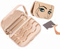 Champion Gold Eyelash Storage Case Organizer With Makeup Mirror Frame Box, Magnetic Lash Packaging Travel Bag