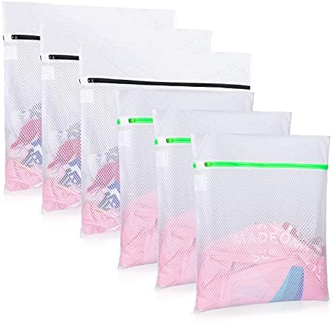 GOGOODA 6 PCS Mesh Laundry Bags, Delicates Washing Bags by GOGOODA