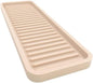 Silicone Kitchen Sink Organizer Tray, Sponge Holder and Countertop Protector | Bathroom and Kitchen Soap Dish and Dispenser Tray (Sand Dollar, 12"x4")
