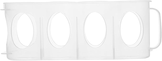 Hemoton 2pcs Refrigerator Organizer Bins Drink Holder Storage Bin Portable Can Dispenser Beverage Holder for Fridge Storage Sliding Freezer Kitchen Countertops Cabinets