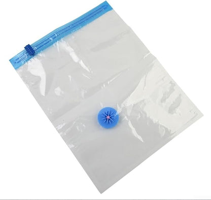 Transparent Vacuum Bag With Valve, Vacuum Seal Bags For Clothing, Vacuum Storage Bags, Folding Compressed Space Saving Clothes Storage Bag, Travel Seal Packet Organizers(30x40cm)