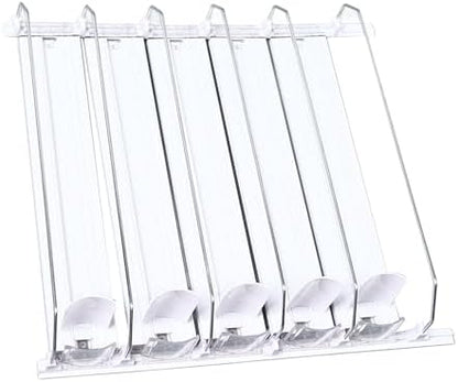 Drink Organizer for Fridge,Adjustable Push Rod Slide Rail Beverage Can Dispenser,Self Pushing Soda Dispenser for Refrigerator, Automatic Drink Dispensers for Beer Drinks 38cm