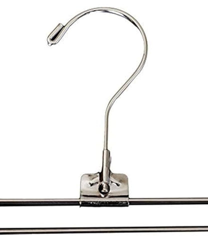 NAHANCO Metal Skirt/Pant Hanger with Standard Hook - 12" (Pack of 25)