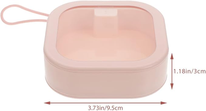 iplusmile 2Pcs Jewelry Organizer Storage Box, Hair Tie Hair Ropes Earrings Ornaments Holder Organizer for Women, Small Case for Storage Cotton Ball, Floss, Hairpin, Rubber Band