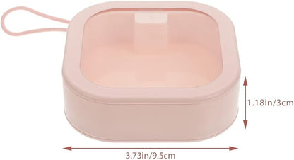 iplusmile 2Pcs Jewelry Organizer Storage Box, Hair Tie Hair Ropes Earrings Ornaments Holder Organizer for Women, Small Case for Storage Cotton Ball, Floss, Hairpin, Rubber Band