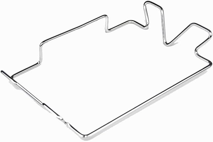 Cupboard Door Plastic Bag Holder with Metal Hanger for Over Door Use, Rubbish Bin Bag Holder Stainless Steel for Home Organization