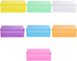 SHINEOFI 7pcs Colorful Shoe Storage Boxes Set Stackable Foldable Pp Plastic Shoe Organizer with Thickened Flip Lids Multi-color Containers for Home Closet Storage 27.5×18×9.5cm