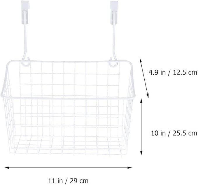 Garneck Cabinet Storage Basket over Door Basket Hanging Storage Rack for Kitchen Bathroom Office