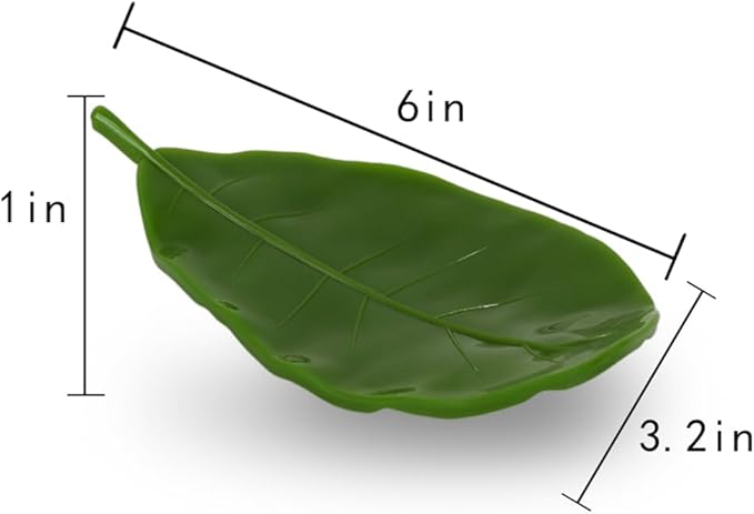 1Pcs Creative Simulated Leaf Soap Box - Bathroom Soap Holder, Ideal for Scented Soaps, Efficient Drainage for Laundry Soap, Elegant Soap Storage Rack (Green)