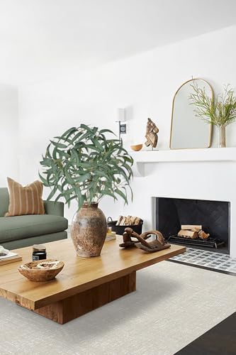 Briful Artificial Eucalyptus Willow Branches 33'' Tall Fake Eucalyptus Stems Arrangement, Realistic Faux Greenery Stems, Indoor Plant, Home Housewarming Farmhouse Porch Vase Decor, Set of 6 - Image 6