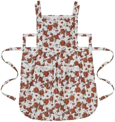 Aoomzoon Cute Aprons for Women with Pockets for Cooking Kitchen Gifts - Image 4