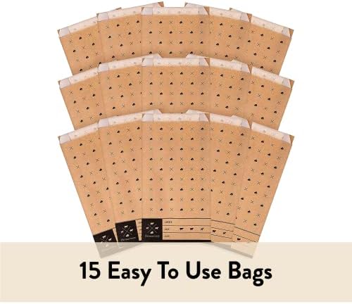 Formaticum - 45-Pack Cheese Storage Bags - 6.25 x 11 Wax Paper Bags to Keep Cheese or Charcuterie Fresh - Professional Grade Cheese Paper for Wrapping Cheese - Porous Brown Paper Bags From France