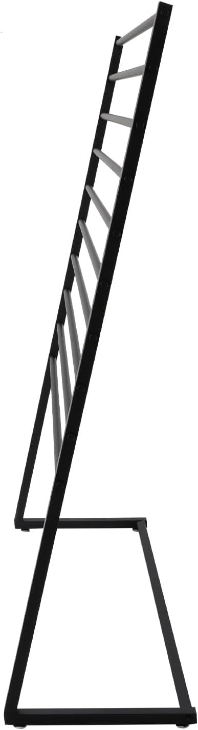 Scarf Display Stand, 10 Tier Metal Scarf Holder Organizer, Scarf Hanger Scarf Holder Scarf Organizer Belt Organizer Pants Rack Scarf Rack for Commercial Clothing Retail Store (Black, 100cm)