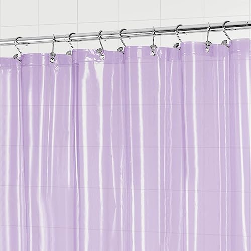 Barossa Design Clear Lavender Shower Curtain Liner Standard Size - Image 4