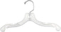 NAHANCO Children’s Plastic Shirt Hangers, Super Heavy Weight - 12" White (Pack of 100), Made in USA