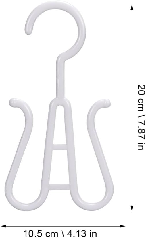 Zerodeko 10pcs Plastic Shoes Hanging Hooks Slipper Organizers for Efficient Storage and Quick Drying for Closet Travel and Home Use