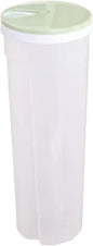 Spaghetti Storage Jar, Clear Plastic Pasta Storage Containers, Airtight Food Storage Container with Rotating Lid, Non Slip Spaghetti Jar for Noodles Beans Staples Pasta Storage Containers